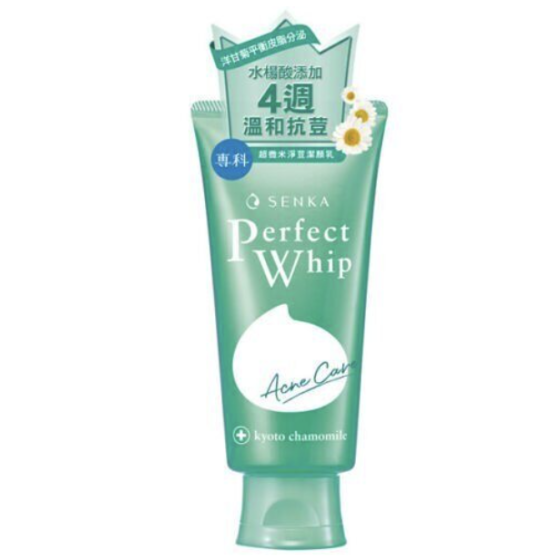 Shiseido Senka Perfect Whip Acne Care Foam Cleanser Chamomile Extract-120g